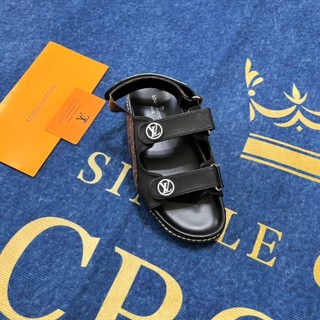 Xăng đan Velcro Da Mới Monogram 2024