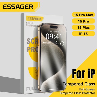 Essager Frosted cho iphone 13 14 15 Phim cường lực toàn màn hình 2 CÁI