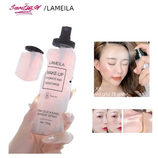 Xịt khóa đế trang điểm cố định xịt khóa lớp trang điểm