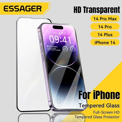 Essager HD cho iphone 13 14 15 Phim cường lực toàn màn hình 2 CÁI