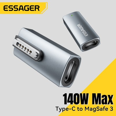 Bộ chuyển đổi từ tính Essager M sang Type C cho Mbk 140W PD3.1 OTG