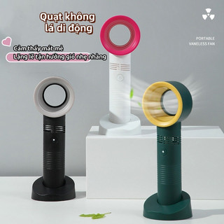 Quạt mini cầm tay tích điện sáng tạo không có cánh quạt quạt sạc usb