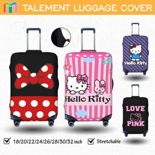 Hello Kitty Vỏ Bọc Vali Chống Trầy Bao Trùm Vali Độ đàn hồi Cá nhân Luggage Cover Size 18 20 22 24 26 28 30 32 inch