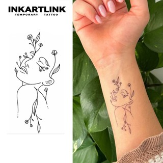 Hoa phụ nữ miếng dán hình xăm tạm thời, hình xăm ma thuật lâu trôi không thấm nước, hình xăm giả kéo dài đến 15 ngày, hình xăm bán vĩnh viễn.