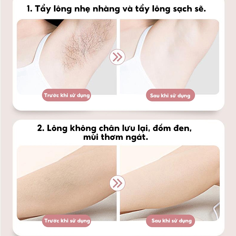 VOG kem tẩy lông cơ thể không kích thích 60g
