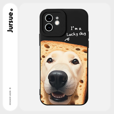 Ốp lưng JURSUE mềm ngộ nghĩnh bựa dễ thương đẹp độc lạ cho iPhone 17 16 15 14 13 12 11 Pro Max SE 2020 X XR XS ip 8 7 Plus kute Y5062