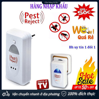 Thiết bị đuổi côn trùng pest reject - máy đuổi chuột gián muỗi ruồi kiến mối thông minh an toàn