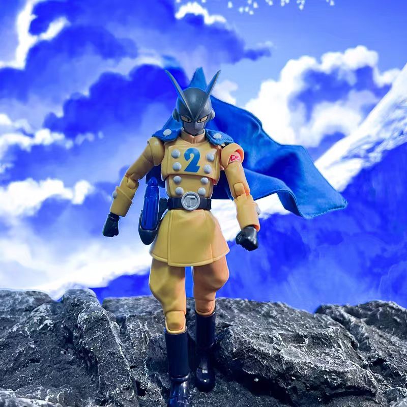 SHF Dragon Ball Super Gamma No. 1 Gamma Số 2 Áo choàng không có mô hình búp bê