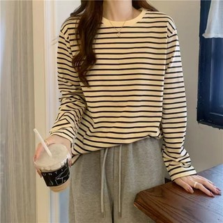 Phong cách hàn quốc nữ dáng rộng áo sơ mi baju baju wanita lengan panjang