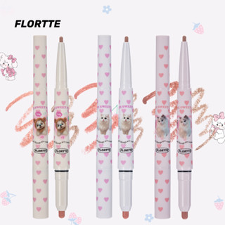 Chì Kẻ Viền Môi Hai đầu FLORTTE I Am Super Beauty Series (5 Màu) 0.7g FLORTTE Official Store