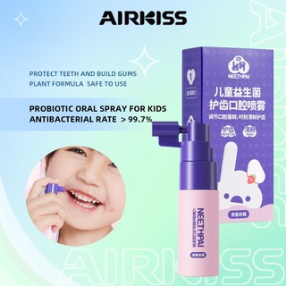 Airkiss Trẻ Em Xịt Miệng Chống Sâu Răng Probiotic Không Fluoride Cho Trẻ Em Làm Sạch Răng Cho Bé Xịt Đau Răng Cho Trẻ Em 20ml