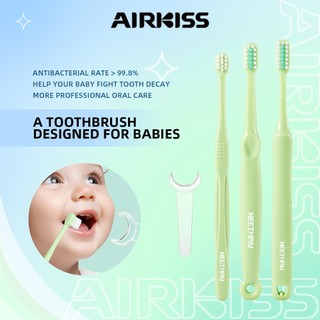 Bàn chải đánh răng cho bé AIRKISS dành cho trẻ em Làm sạch răng miệng Chlidren siêu mềm nhắm mục tiêu hơn 0-12 tuổi