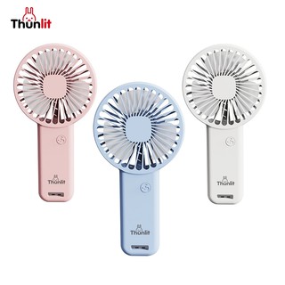 Quạt di động ngoài trời Thunlit Quạt cầm tay Mini sạc USB có giá đỡ điện thoại di động