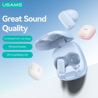 Tai nghe không dây đích thực của Usams Tai nghe Bluetooth Tai nghe Bluetooth không dây âm thanh nổi 5.3 có Mic