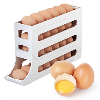 Hộp đựng trứng trượt, Hộp đựng trứng lưới cho tủ lạnh Hộp đựng trứng 4 lớp Khay đựng trứng gà Hộp đựng trứng tươi Hộp đựng trứng, Hộp đựng trứng lăn tự động