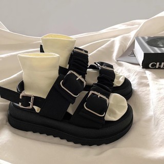 FEIJIANU  dép sandal nữ giày sandal nữ dép đế cao đi biển Thoải Mái Thời Trang Mùa Hè Cho Nữ Lót êm ái Đệm êm Năng động Thời thượng FDL2440SPC 16Z240418