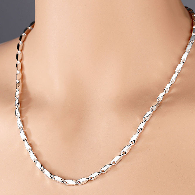 ✨Vòng cổ nam bạc 999, trang sức nam bạc độc đoán dày và999