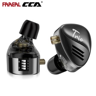 Faaeal CCA Trio Tai nghe 3DD Tai nghe có thể điều chỉnh cao cấp năng động HiFi In Ear Monitor Tai nghe Bass tốt Giảm tiếng ồn Tai nghe nhạc