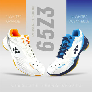 Giày cầu lông yonex 65Z3 dành cho nam nữ Giày thể thao thời trang Giày thể thao thông thường Giày cầu lông cứng chất lượng cao yonex 65Z3 Giày cầu lông màu xanh trắng