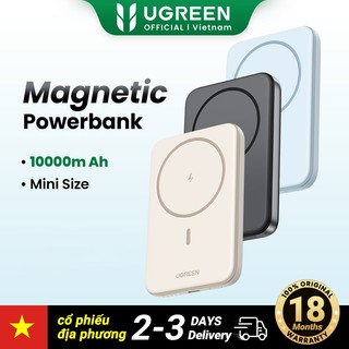 Ugreen từ không dây 10000mah powerbank sạc dự phòng power bank 10000mah phiên bản mới dung tích lớn chất lượng cho iphone 12 13 14 15 pro mini