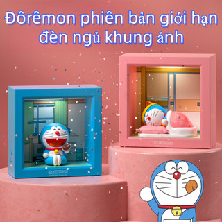 Đèn ngủ khung hình Doraemon Đèn hoạt hình bảo vệ mắt dễ thương Đèn hoạt hình có thể điều chỉnh Mô hình hộp đèn 3D dễ thương Nobita quà sinh nhật