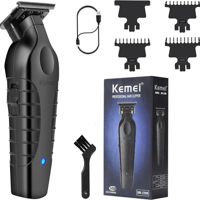 Tông đơ cắt tóc KEMEI KM-2299 bám sát 0mm chuyên nghiệp tiện lợi