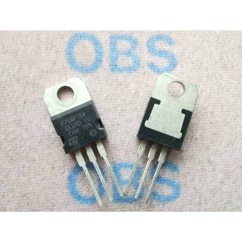 ((10 Cái) STP75NF75 P75NF75 75NF75 TO-220 75V 80A