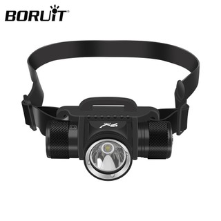 Boruit hp900 led đèn pha lặn biển mạnh mẽ 800lm ipx8 đèn pha chống nước