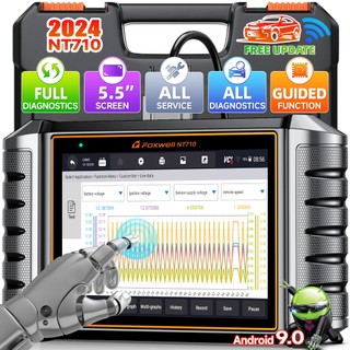 Foxwell NT710 Máy quét hai chiều Công cụ chẩn đoán OBD2 Mã hóa ECU Kiểm tra hoạt động