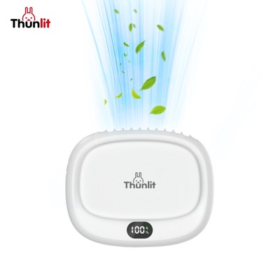 Quạt Nhỏ Di Động Thunlit Ngoài Trời Không Lưỡi Treo Cổ Quạt Eo Treo Quạt Mini USB Để Bàn