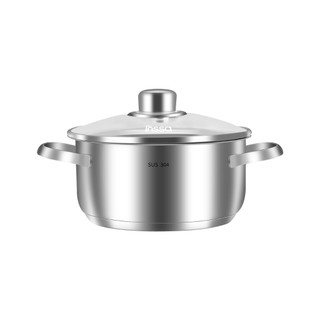Nồi nấu canh 20cm INSSA bằng thép không gỉ 304 GUOJ032