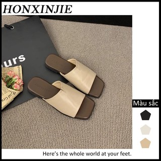 HONGXINJIE dép sandal nữ dép đế cao Thoải Mái Xinh Xắn  Êm ái Thể thao Độ bền cao Phong cách đơn giản FDL2440M9X 15Z240412