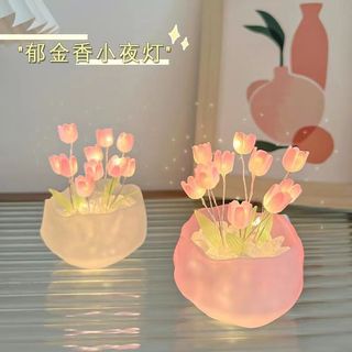 Cốc bí ngô Lejiajiajiajia Tulip DIY Trang trí