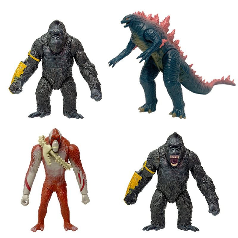 1 Cái 16,5–18 cm Mô hình Godzilla x Kong: Đế Chế Mới – Godzilla, King Kong PVC nhân vật hành động – 