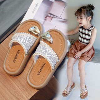 Mùa hè 2024 phiên bản hàn quốc giày sandal bé gái dép dép trẻ em mặc ngoài sandal bé gái nhỏ