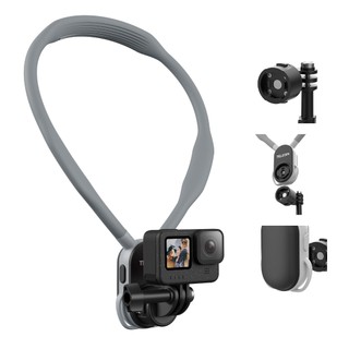  Telesin Phát Hành Nhanh Silicon Cổ Gắn Có Dây Đeo Ngực Cho GoPro Hero Insta360 DJI Osmo Hành Động Hành Động Camera Phụ Kiện 