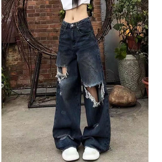TINGTIAN quần ống rộng quần nữ jean Comfortable Fashion Fashion Thời trang WLK2440T6A 17Z240422