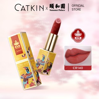 Son lì Catkin Son thỏi dạng kem nhung lì trang điểm môi nội địa Trung Khắc vi mô Dưỡng ẩm bền vững cốc chống dính 3.6g