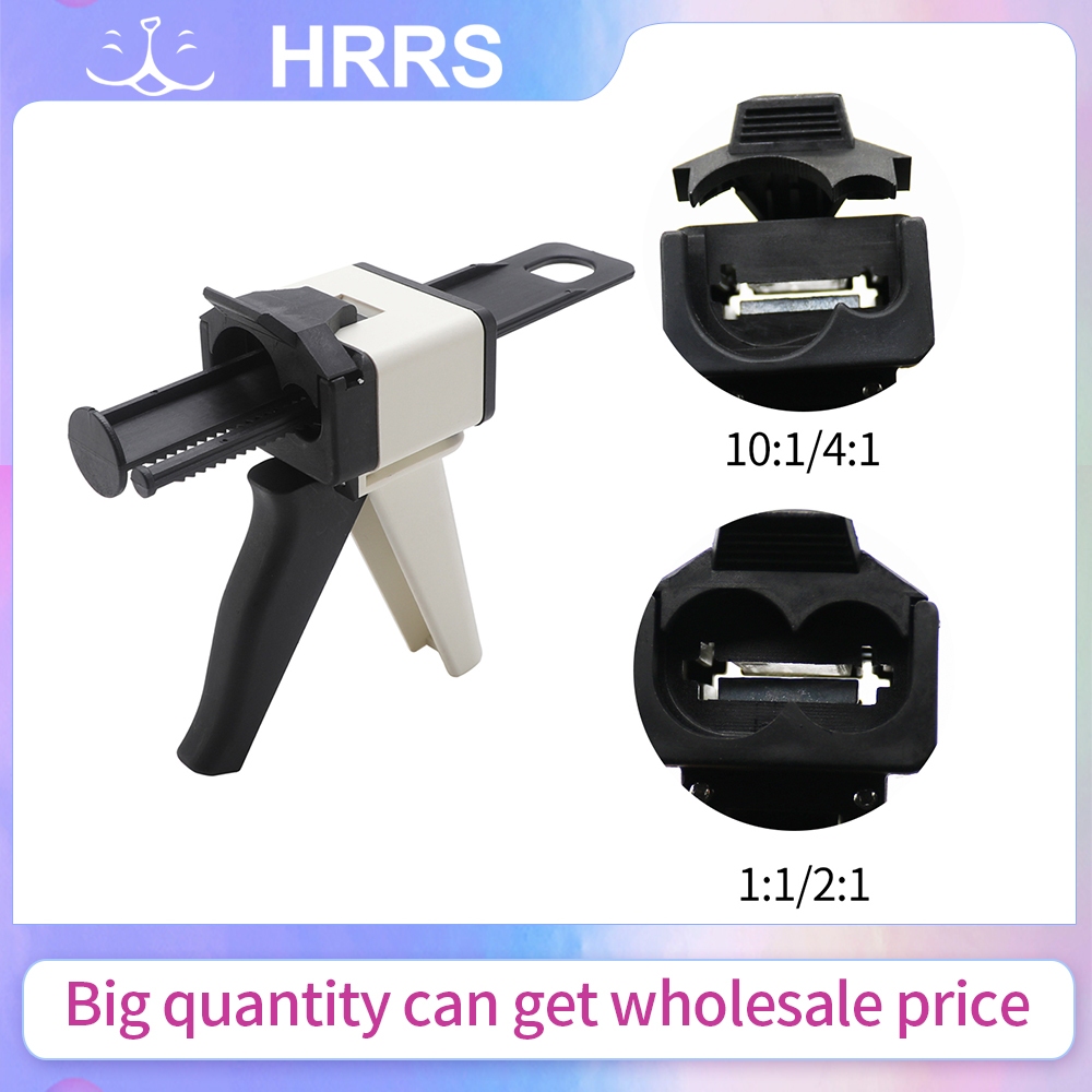 1: 1 / 2: 1; 10: 1 / 4: 1Dental Dispenser Gun Ấn Tượng Trộn Pha Chế Súng Cao Su Silicon