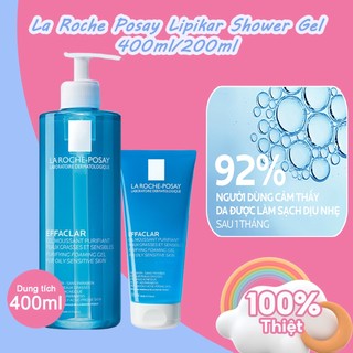 Chính hãng✨ sữa rửa mặt cho da dầu mụn la roche posay effaclar purifying foaming gel 200ml / 400ml