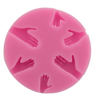 Khuôn silicone tạo hình bàn tay 3d sáng tạo