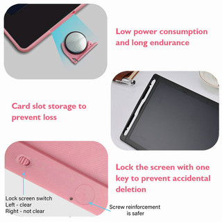 Electronic Drawing Board 8.5 Inch LCD Screen Writing Tablet Pad + Pen