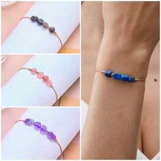 12 Chòm sao Vòng tay RINHOO FRIENDSHIP bằng đá tự nhiên dệt tay nam và nữ