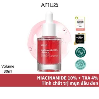 Anua niacinamide 10% + txa 4% dark spot correcting serum 30ml tinh chất giảm thâm mụn, dưỡng sáng da