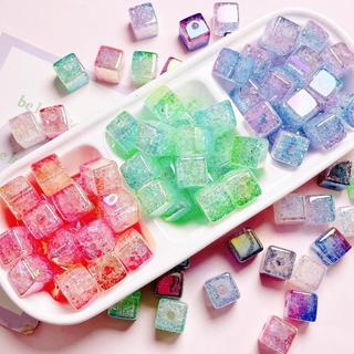 20 chiếc diy hạt acrylic diy cube 15mm diy hạt khối lập phương