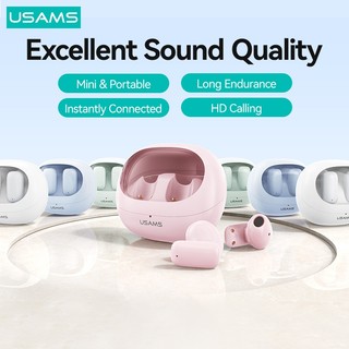 Tai nghe không dây Usams TD22TWS Bluetooth 5.3 có Mic Tai nghe không dây Mini Tai nghe thể thao