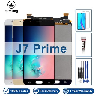 Màn hình cảm ứng lcd 5.5 "100% thay thế cho samsung galaxy j7 prime sm-g610f sm-g610y sm-g610m sm-g610m