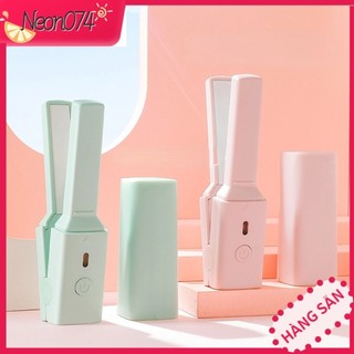 Máy duỗi tóc mini và uốn trave usb di động làm nóng nhanh dụng cụ tạo kiểu - neon074