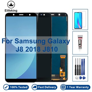 Màn hình cảm ứng lcd 6.0 "cho samsung galaxy j8 2018 j810 100%
