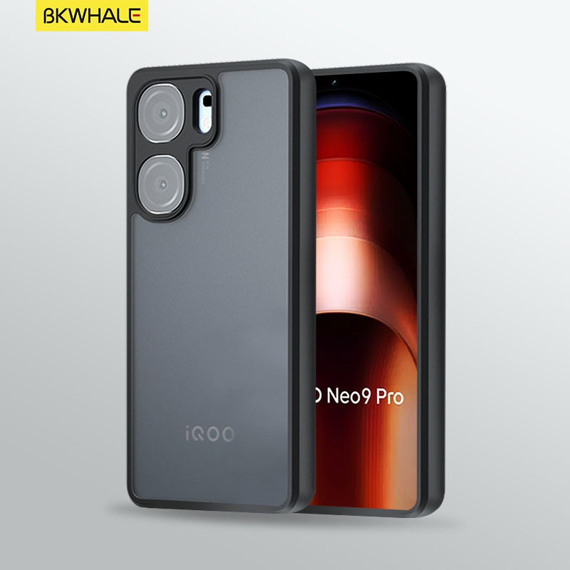 Ốp điện thoại mờ BKWHALE cho ViVO iQOO Neo9 Pro Z9 Turbo 12 V29E V30E V29 V30 V40 Pro V40 Lite V30Pro V40Pro Y38 Y100 Y200 5G Vỏ cứng